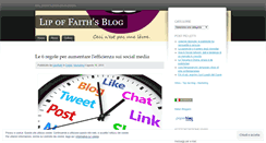 Desktop Screenshot of lipoffaith.wordpress.com