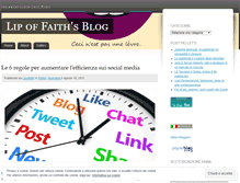 Tablet Screenshot of lipoffaith.wordpress.com