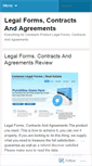 Mobile Screenshot of bloglegalformscontracts.wordpress.com