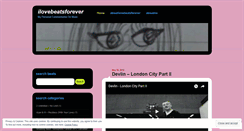 Desktop Screenshot of ilovebeatsforever.wordpress.com