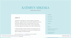 Desktop Screenshot of kathrynmikeska.wordpress.com