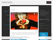 Tablet Screenshot of featuredcontent.wordpress.com