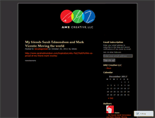 Tablet Screenshot of amzcreative.wordpress.com