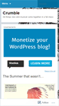 Mobile Screenshot of crumblelondon.wordpress.com