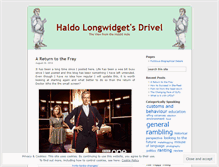 Tablet Screenshot of haldolongwidget.wordpress.com