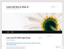 Tablet Screenshot of luanvantiensi.wordpress.com