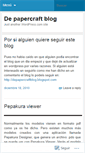 Mobile Screenshot of depapercraftblog.wordpress.com