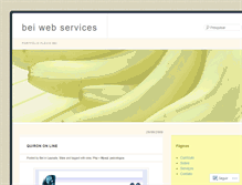Tablet Screenshot of beiweb.wordpress.com