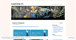Desktop Screenshot of leadership30.wordpress.com
