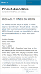 Mobile Screenshot of pinesandassociates.wordpress.com