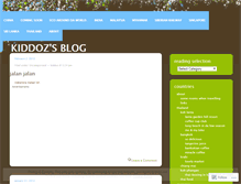 Tablet Screenshot of kiddoz.wordpress.com