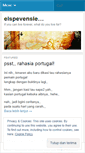 Mobile Screenshot of elspevensie.wordpress.com