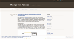 Desktop Screenshot of musingfromaotearoa.wordpress.com