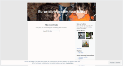 Desktop Screenshot of eusedivirtocomissotudo.wordpress.com