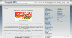 Desktop Screenshot of kangarillacfs.wordpress.com