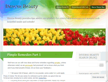 Tablet Screenshot of diversebeauty.wordpress.com