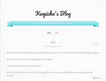 Tablet Screenshot of kwpicha.wordpress.com
