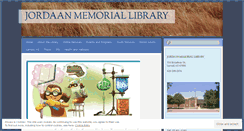 Desktop Screenshot of jordaanlibrary.wordpress.com