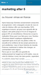 Mobile Screenshot of marketingafter5.wordpress.com