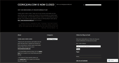 Desktop Screenshot of cedricjeanblog.wordpress.com