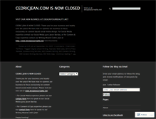 Tablet Screenshot of cedricjeanblog.wordpress.com