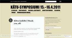 Desktop Screenshot of katu2011jns.wordpress.com