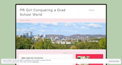 Desktop Screenshot of gradprgirl.wordpress.com