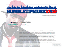 Tablet Screenshot of humbletipmusic.wordpress.com