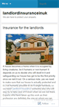 Mobile Screenshot of landlordinsuranceinuk.wordpress.com