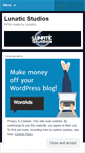 Mobile Screenshot of lunaticstudiosgames.wordpress.com