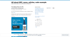 Desktop Screenshot of opccoder.wordpress.com