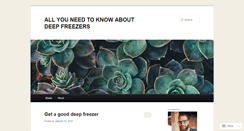 Desktop Screenshot of deepfreezers.wordpress.com