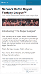 Mobile Screenshot of networkbattleroyale.wordpress.com
