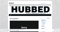 Desktop Screenshot of hubbed.wordpress.com