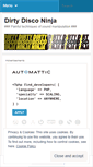 Mobile Screenshot of dirtydisconinja.wordpress.com