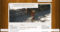 Desktop Screenshot of livingwithagolden.wordpress.com