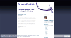 Desktop Screenshot of lavocedelsilenzio.wordpress.com