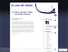 Tablet Screenshot of lavocedelsilenzio.wordpress.com