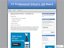 Tablet Screenshot of connschool.wordpress.com