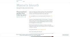 Desktop Screenshot of mamabluurb.wordpress.com