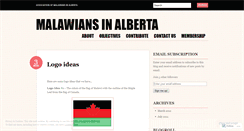 Desktop Screenshot of malawiansinalberta.wordpress.com