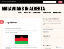 Tablet Screenshot of malawiansinalberta.wordpress.com