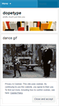 Mobile Screenshot of dopetype.wordpress.com