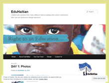 Tablet Screenshot of eduhaitian.wordpress.com