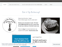 Tablet Screenshot of eatitupbuttercup.wordpress.com