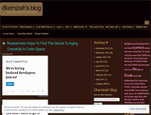 Tablet Screenshot of dkernizah.wordpress.com