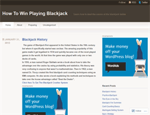 Tablet Screenshot of blackjackcrusher21.wordpress.com