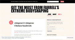 Desktop Screenshot of farrellsextremebodyshaping.wordpress.com