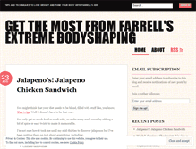 Tablet Screenshot of farrellsextremebodyshaping.wordpress.com