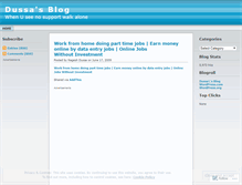 Tablet Screenshot of dussa.wordpress.com